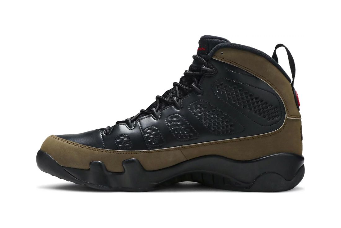 The Air Jordan 9 Olive Returns For Its 30th Anniversary Sneaker Freaker   AJ 9 Olive 2024 02 