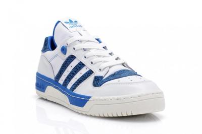 Blue Adidas Rivalry Lo Limited Edition Quater Front 1