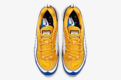 Nike Air Max 98 Yellow White Blue At6640 700 Top