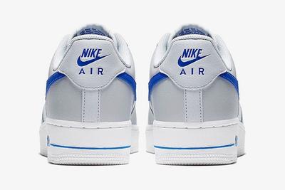 Nike Air Force 1 Low Grey Blue Heel