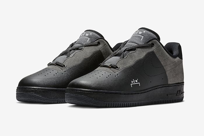 A Cold Wall Nike Air Force 1 Low Black 1