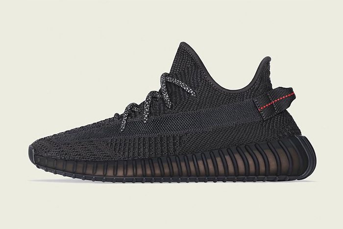 Adidas Yeezy Boost 350 V2 Black Official Release Date Lateral Left