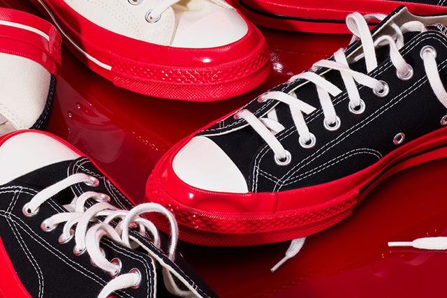 Comme des Garçons Play and Converse’s Famed Chuck 70s Return With Red ...