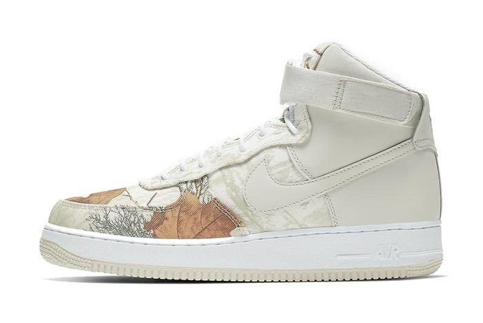 Realtree White Nike Air Force 1 Lateral
