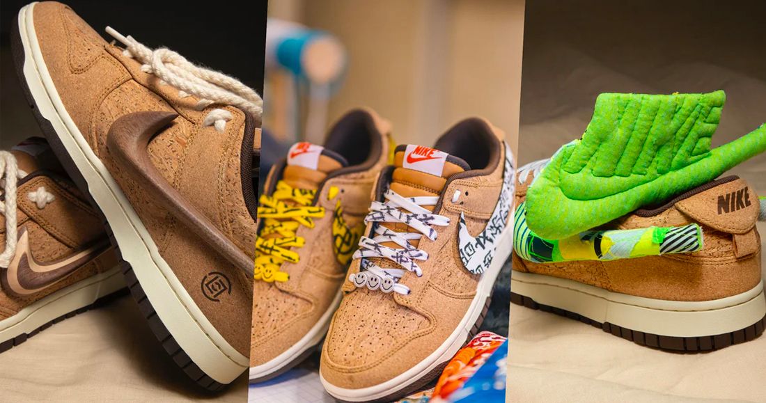 A Look Inside CLOT's Nike Dunk Cork Customisation Studio - Sneaker