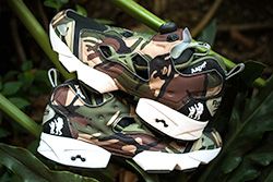 Aape By A Bathing Ape X Reebok Pump Fury - Releases