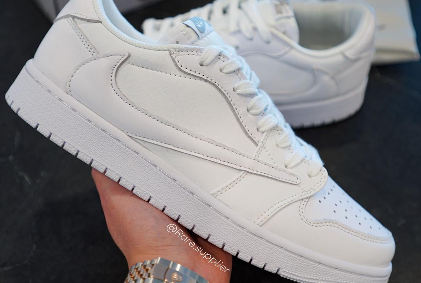 Travis Scott Air Jordan 1 Low White Party