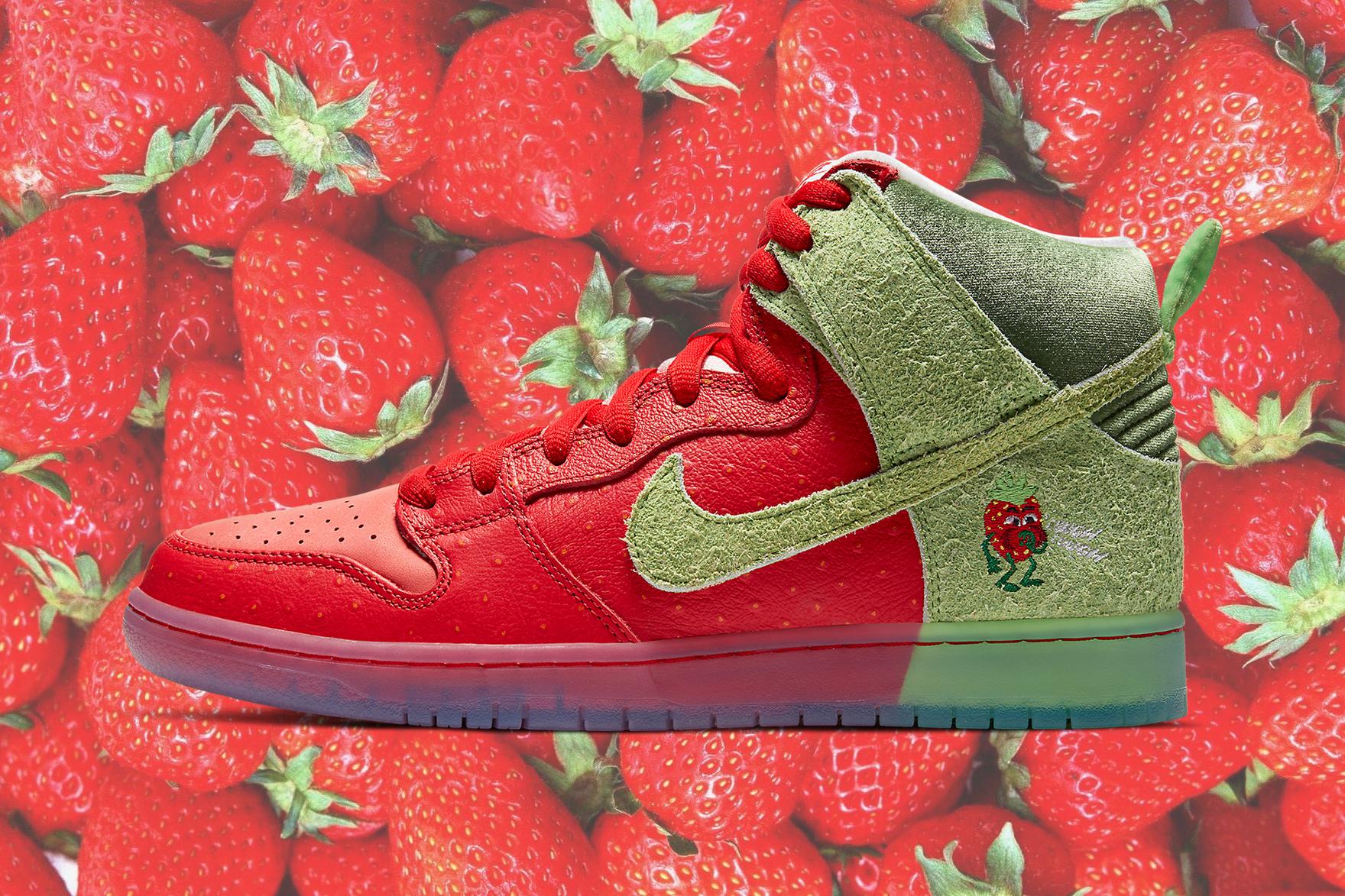 The Nike SB Dunk High 'Strawberry Cough' Finally Has a New Release Date! - Releases