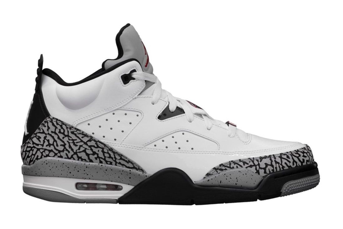 Air Jordan Son Of Mars Low White Cement Lateral Side Shot