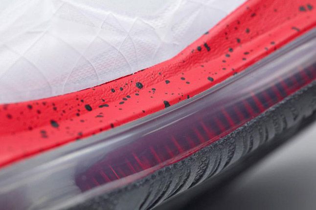 Nike Lebron X Id White Red Zoom Sole 1