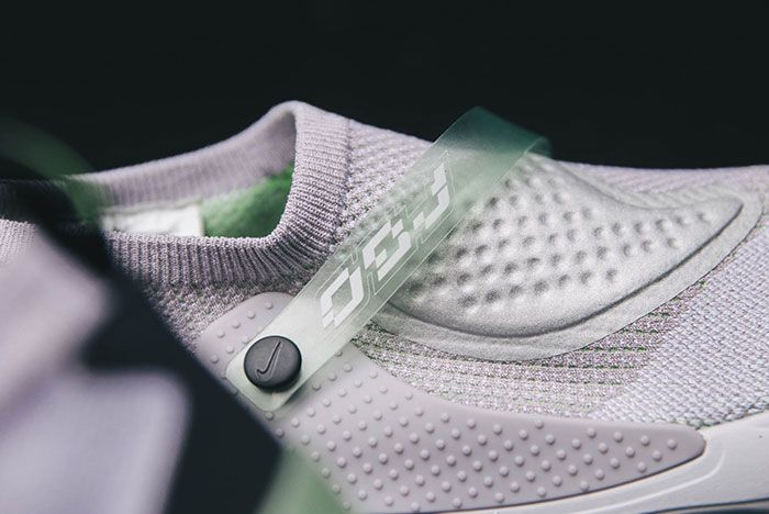 Nike Obj Joyride Flyknit Grey Strap Detail