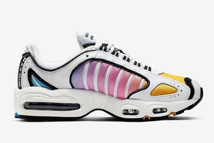 Nike Air Max Tailwind 4 White Multicolor Cj6534 115 Lateral Side Shot