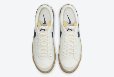 Nike Blazer Low White/Navy/Gum