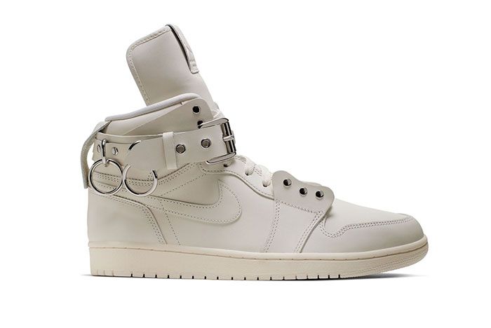 Cdg Homme Plus Air Jordan 1 Cn5738 100 White Lateral