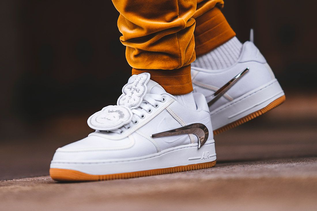 Travis Scott's Air Force 1 On-Foot - Sneaker Freaker