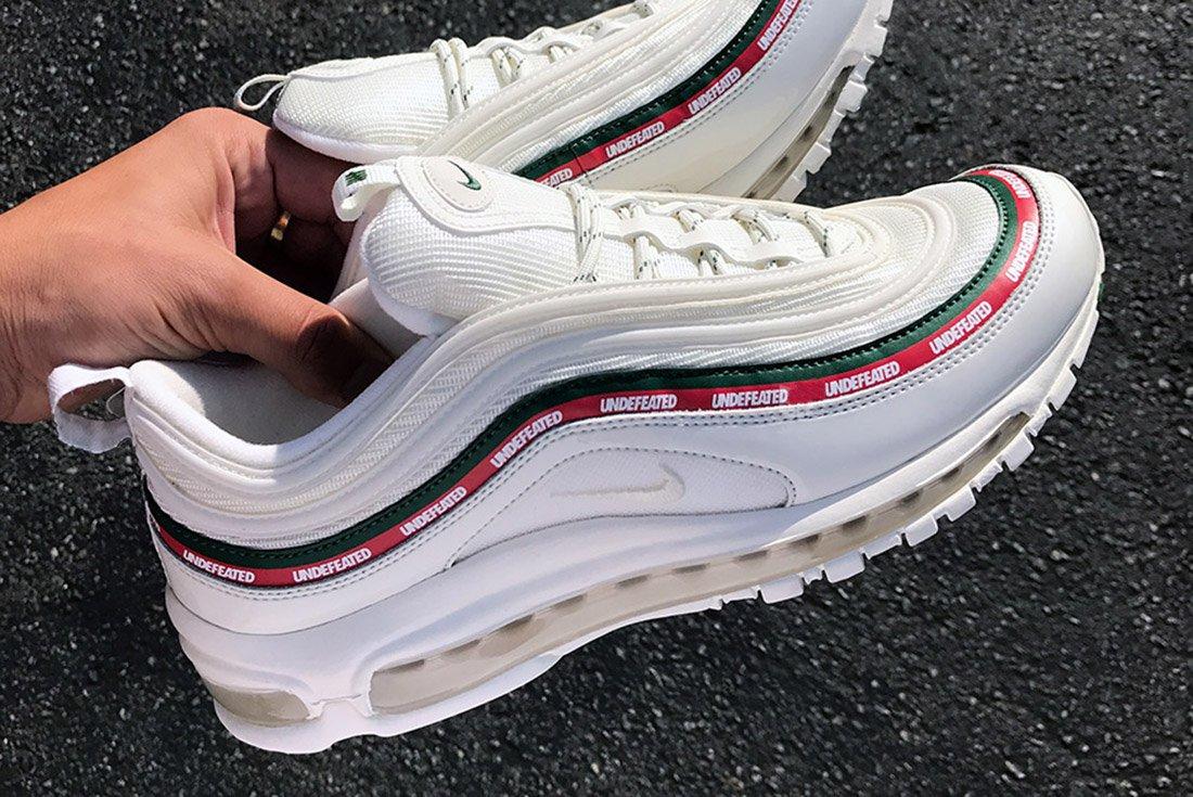 Up Close With The White Undefeated 97 - Sneaker Freaker