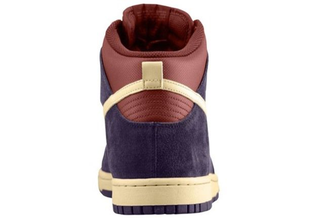 Nike Dunk Hi Port Wine Heel 1