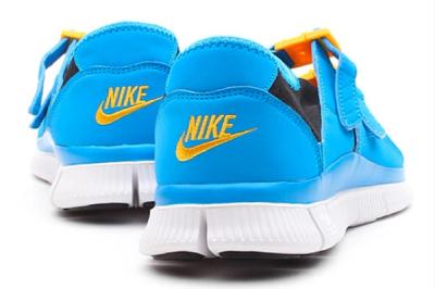 Nike Free Sock Racer Candy Pack Photo Blue Heels 1