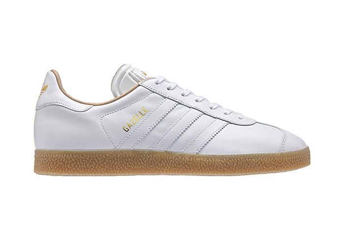 Probablemente Dedos de los pies judío adidas Gazelle Premium Leather (White/Gum) - Sneaker Freaker