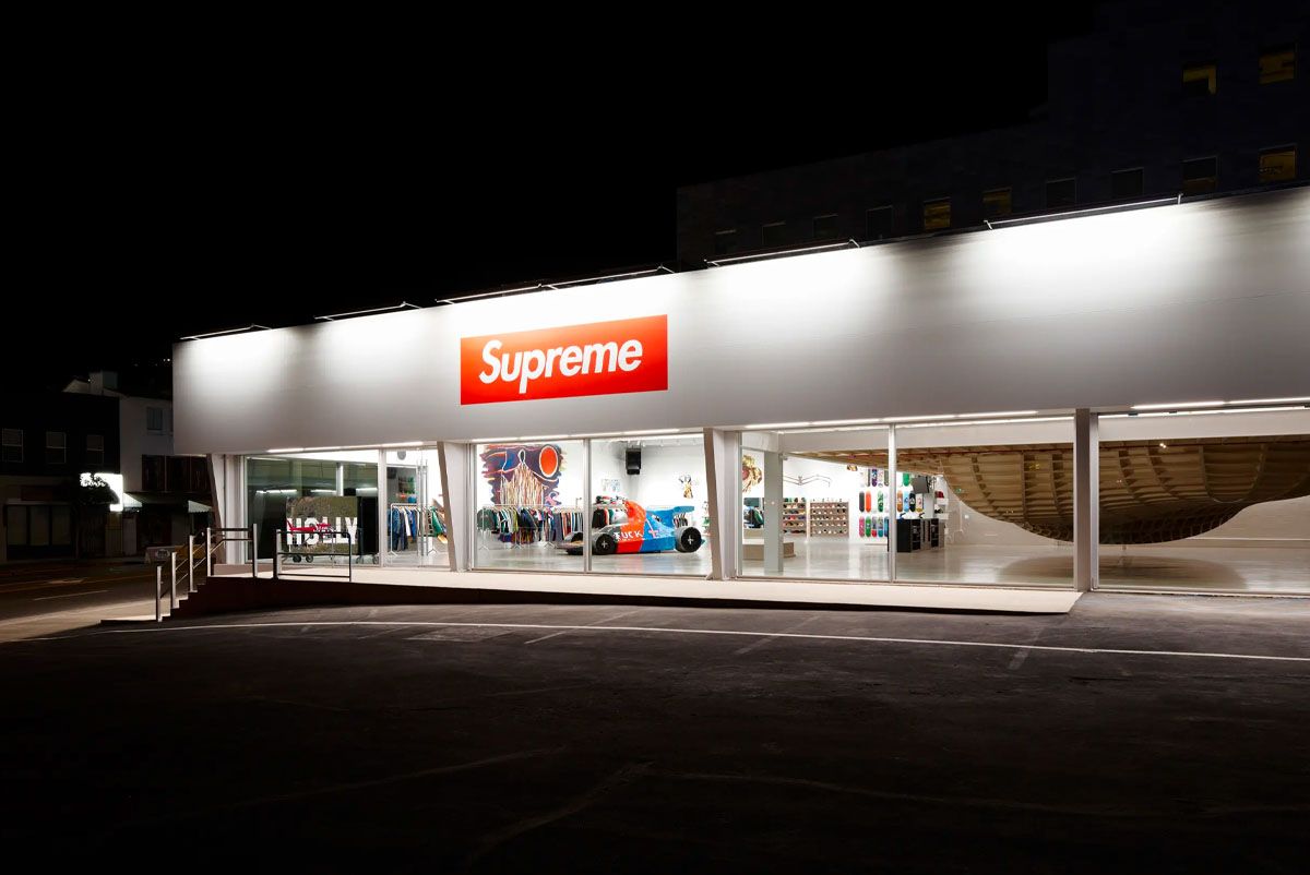 Supreme Open New Los Angeles Store on Sunset Boulevard Sneaker