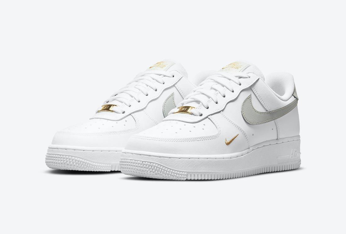 The Nike Air Force 1 Continues With the Golden Embroidery ...