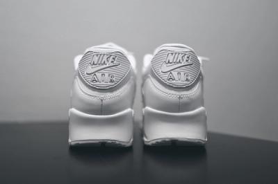 Nike Am90 Leather Triple White Bump 3