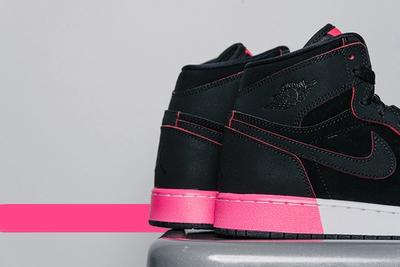 Air Jordan 1 High Gg Black Hyper Pink