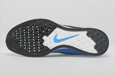 Nike Flyknit Racer Black Photo Blue 1