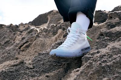 Off White X Converse Chuck 70 On Foot 5