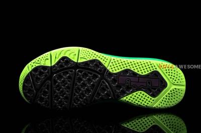 Nike Lebron X Low Pnkpurp Neongrn Tongue Sole Profile 1