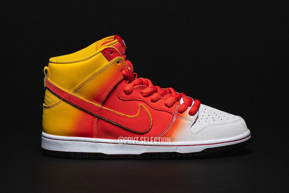 Release Date: Halloween Nike SB Dunk High 'Candy Corn' - Sneaker Freaker