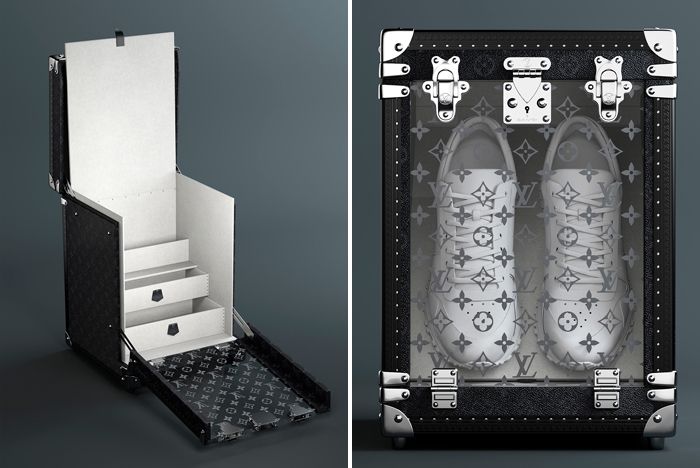 Louis Vuitton Trunk and Sneaker Box