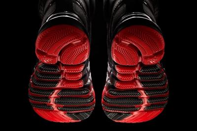 Adidas Crazyquick Black Redwhite Sole Profile 1