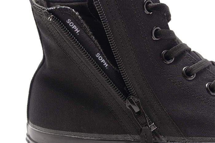 SOPHNET. & N.HOOLYWOOD Black-Out Some Converse Chucks - Sneaker