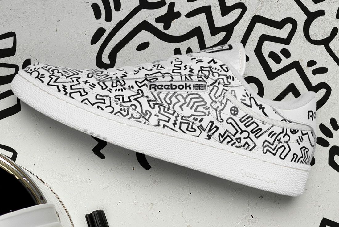Keith Haring x Reebok Club C
