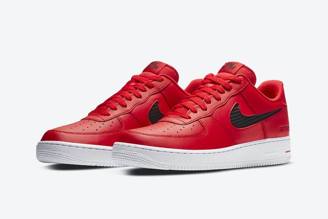The Nike Air Force 1 Gets Riled Up in Red - Sneaker Freaker