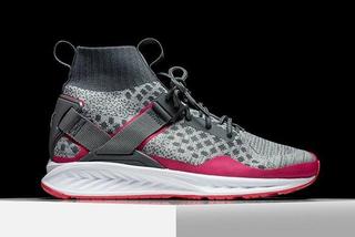 Staple X PUMA Ntrvl Ignite Evoknit (Grey/Pink) - Sneaker Freaker