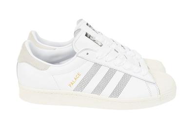 Palace Adidas Superstar 2019 White Release Date Pair