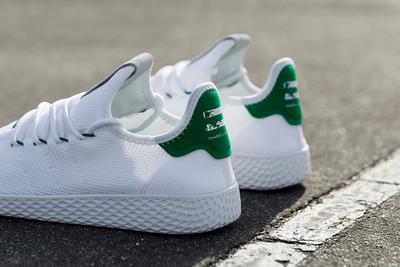 Pharrell Williams X Adidas Tennis Hu White Green4