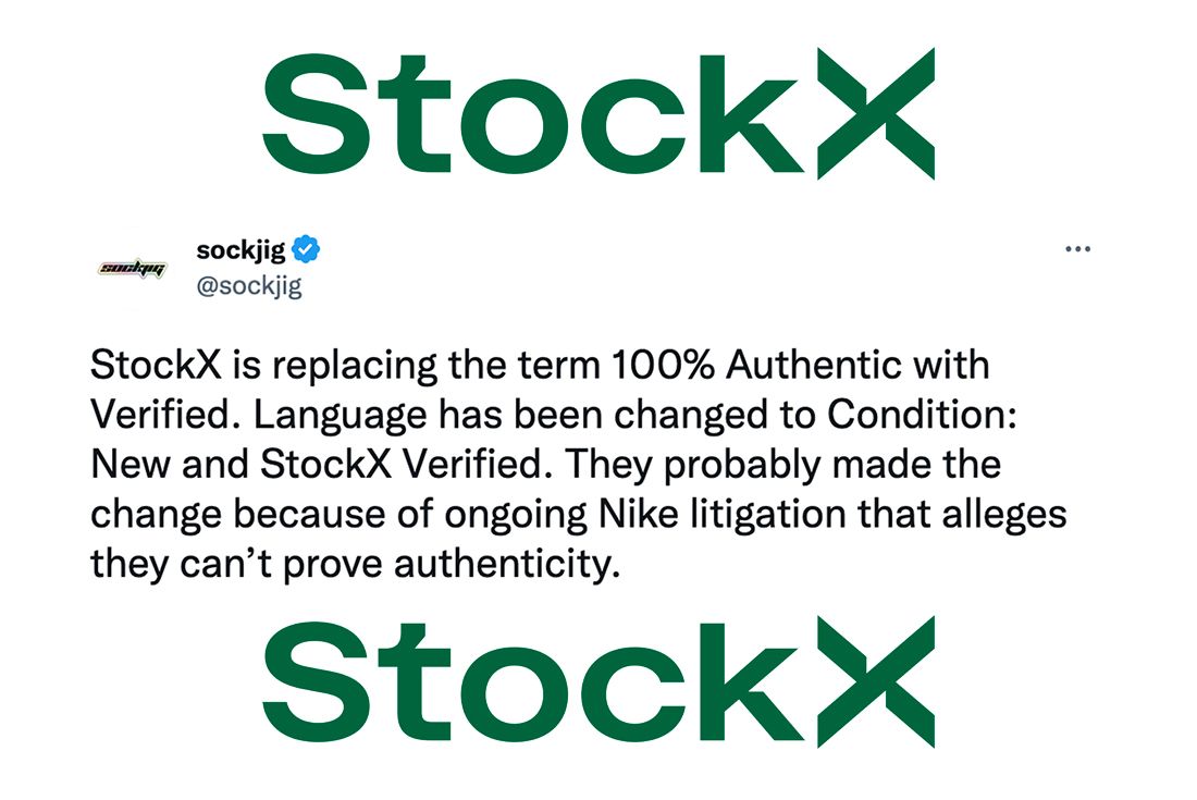 Nike sales stock x