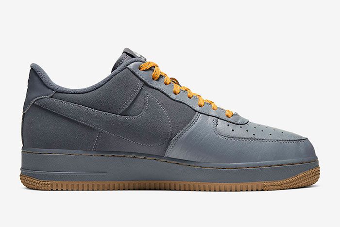 Nike Air Force 1 Low Cool Grey Yellow Cq6367 001 Release Date 2Side