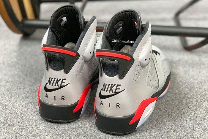 Air Jordan 6 Reflective Infrared Heel
