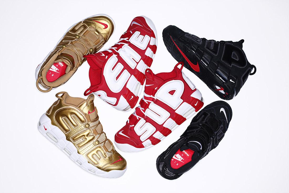 Supreme X Nike Air More Uptempo Release Info - Releases 