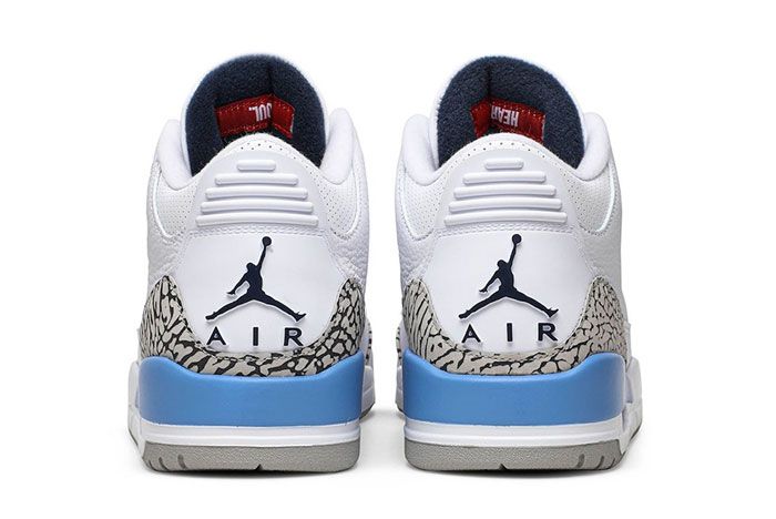 Air Jordan 3 Unc Heel