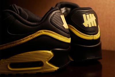 Undefeated Nike Air Max 90 Black Optic Yellow Leak Cj7197 001 Release Date Heels