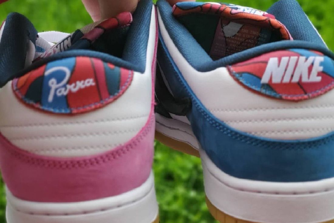 Gran Barrera de Coral lo hizo Geometría Rumour: Only 120 Pairs of Parra x Nike SB Dunk Low 'Friends and Family'  Will Release - Sneaker Freaker