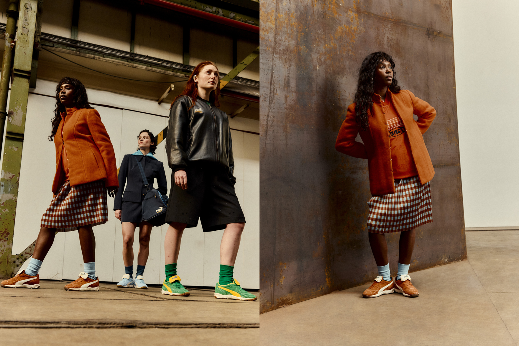 PUMA Terracewear: Biểu tượng streetwear từ giày bóng đá Hinh anh 4: Ba doi giay PUMA Terracewear: KING, Indoor Royalty va V_S1 tren nen trang