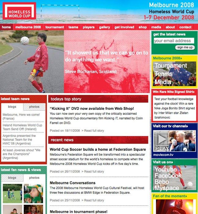Homeless World Cup Melbourne 1