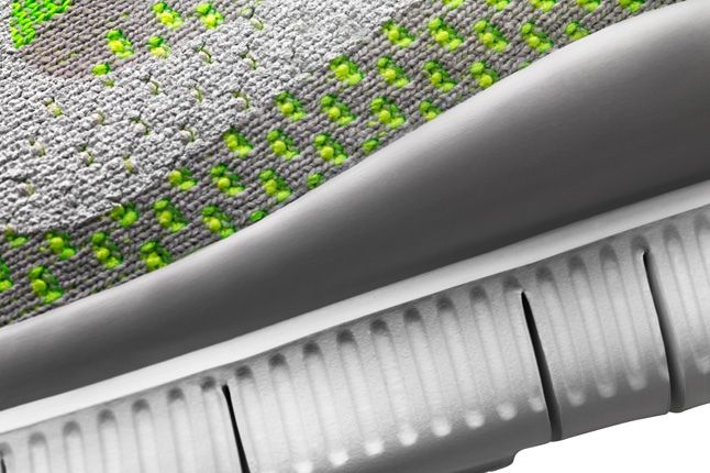 Nike Free Flyknit Neon Midfoot Sole Detail