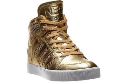 Addias Neo Gold Shoes Side Front 1
